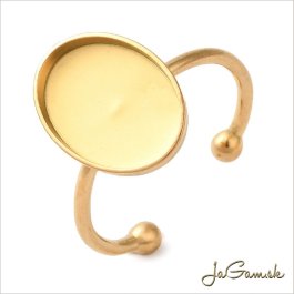 Základ na prsteň s lôžkom CHIRURGICKÁ OCEĽ 10x14mm, 1ks (CH1780g)